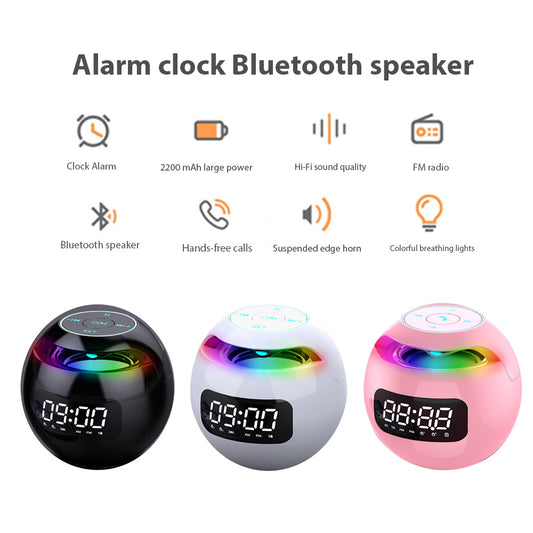 Alarm Clock Bluetooth Speaker
