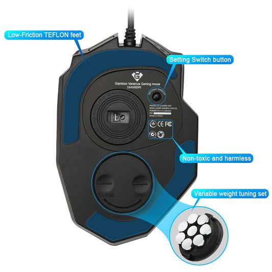 RGB 18-Buttoned Backlit Gaming Mouse