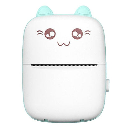 Cat-Themed Portable Mini Printer