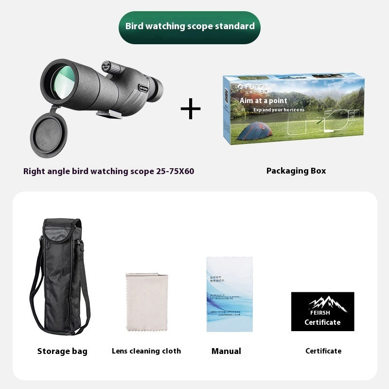 25-75x60 Zoom Monocular Telescope