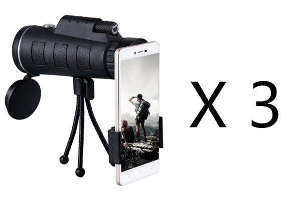 Monocular Telescope BAK4 Prism Design with Tripod