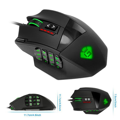 RGB 18-Buttoned Backlit Gaming Mouse
