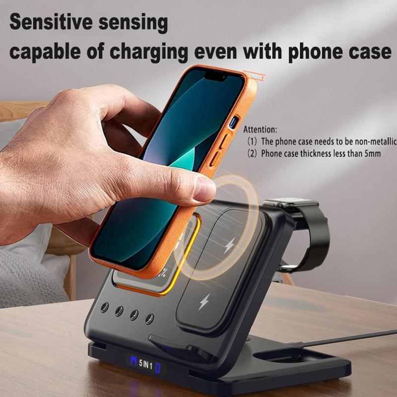 15W Wireless Charger Alarm Clock