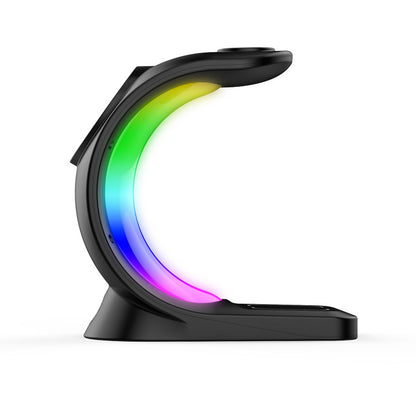 3 In 1 LED Lamp Effect Magnetic Wireless Charger