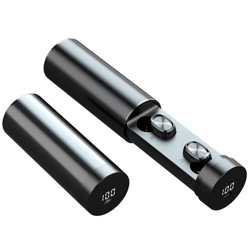 Cylindrical Case Earbuds 5.0 Wireless