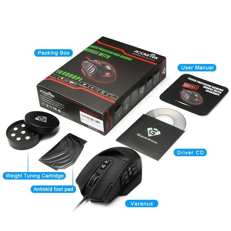RGB 18-Buttoned Backlit Gaming Mouse