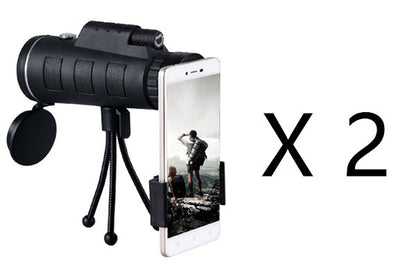 Monocular Telescope BAK4 Prism Design with Tripod