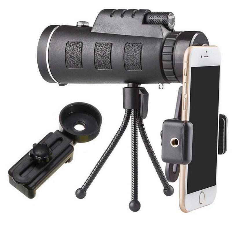Monocular Telescope BAK4 Prism Design with Tripod