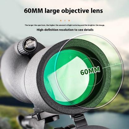 25-75x60 Zoom Monocular Telescope