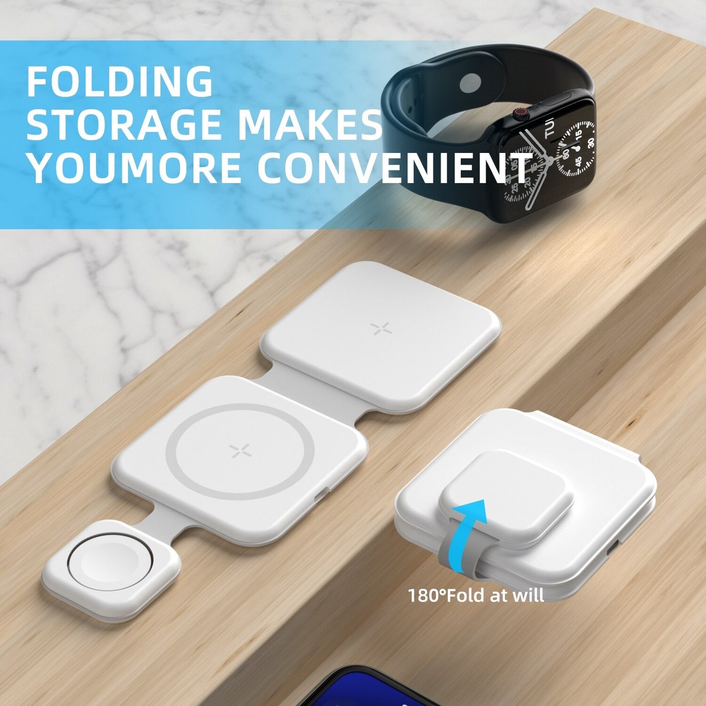FD-308 Magnetic Foldable Wireless Charger