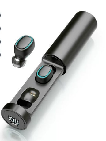Cylindrical Case Earbuds 5.0 Wireless