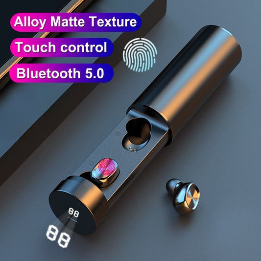 Cylindrical Case Earbuds 5.0 Wireless