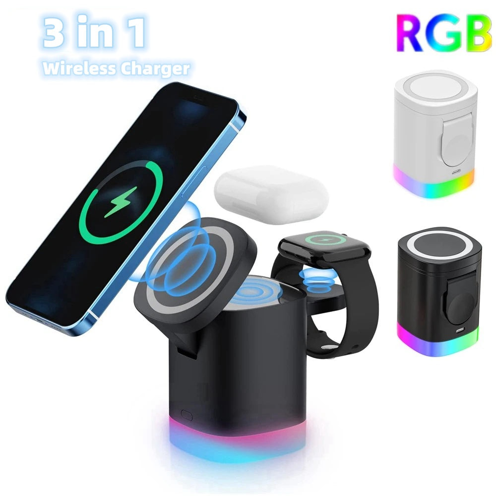 Ambient Light Magnetic Wireless Charger