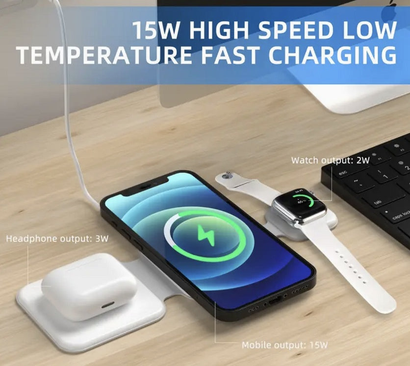 FD-308 Magnetic Foldable Wireless Charger