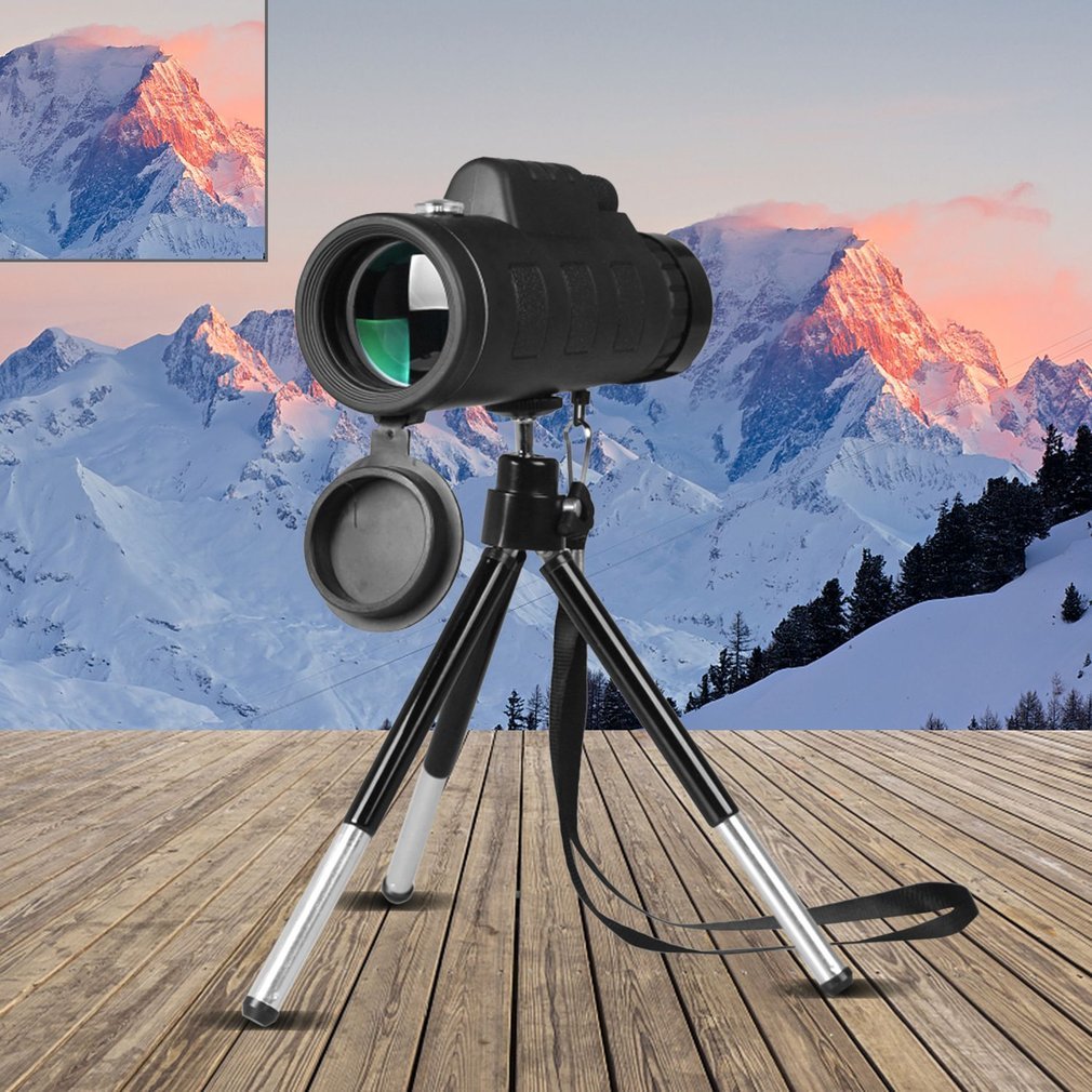 Monocular Telescope BAK4 Prism Design with Tripod