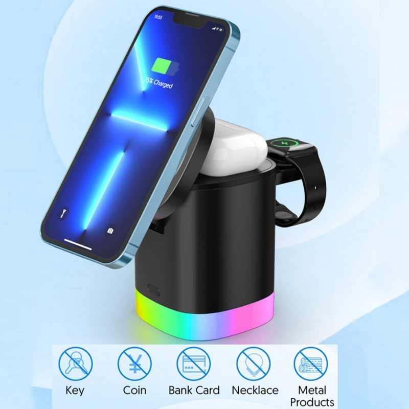 Ambient Light Magnetic Wireless Charger