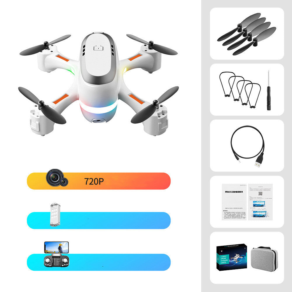 Mini Aerial Drone with LED