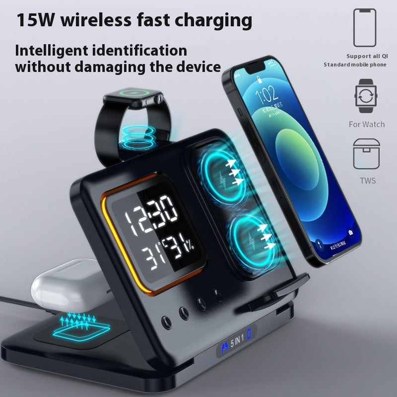 15W Wireless Charger Alarm Clock