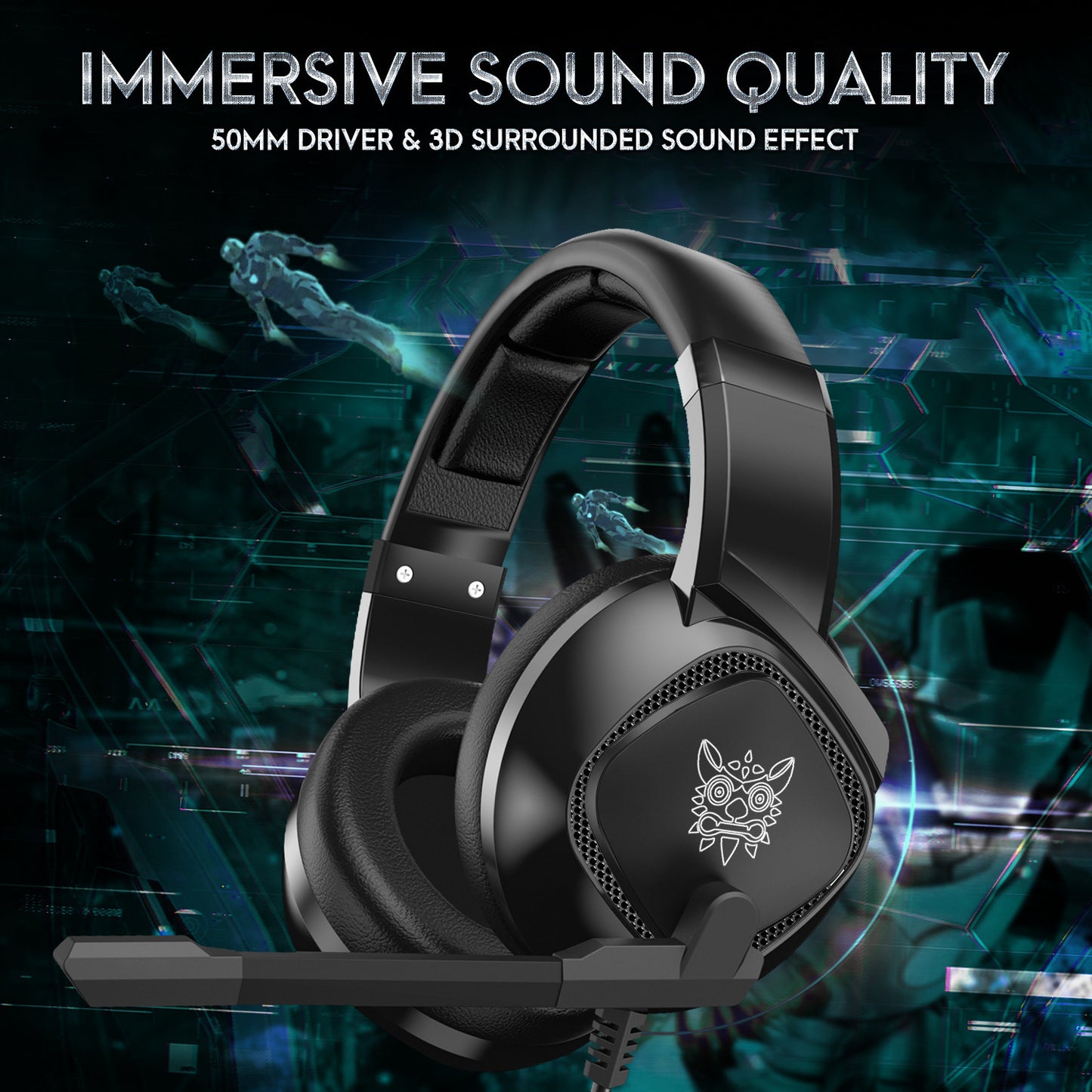 Gaming Headset with Noise Cancellation