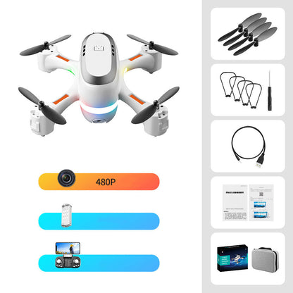 Mini Aerial Drone with LED